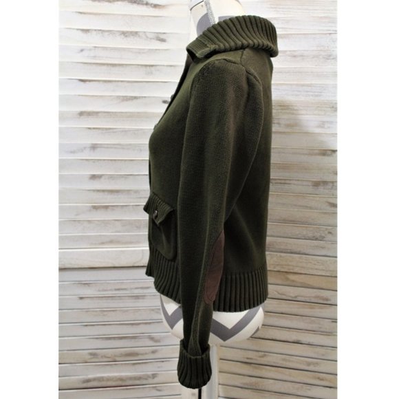 Lauren Ralph Lauren dark green cardigan size medium(38) - Picture 4 of 7